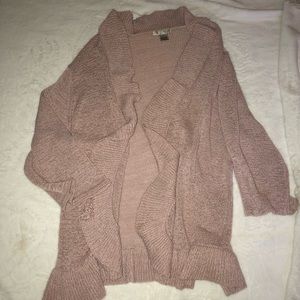 Light blush cardigan